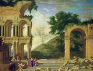 Landscape with the Rest on the Flight into Egypt, 1671